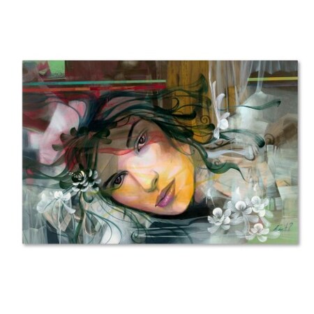Trademark Fine Art Andrea 'En Pensamientos' Canvas Art, 12x19 MA0604-C1219GG